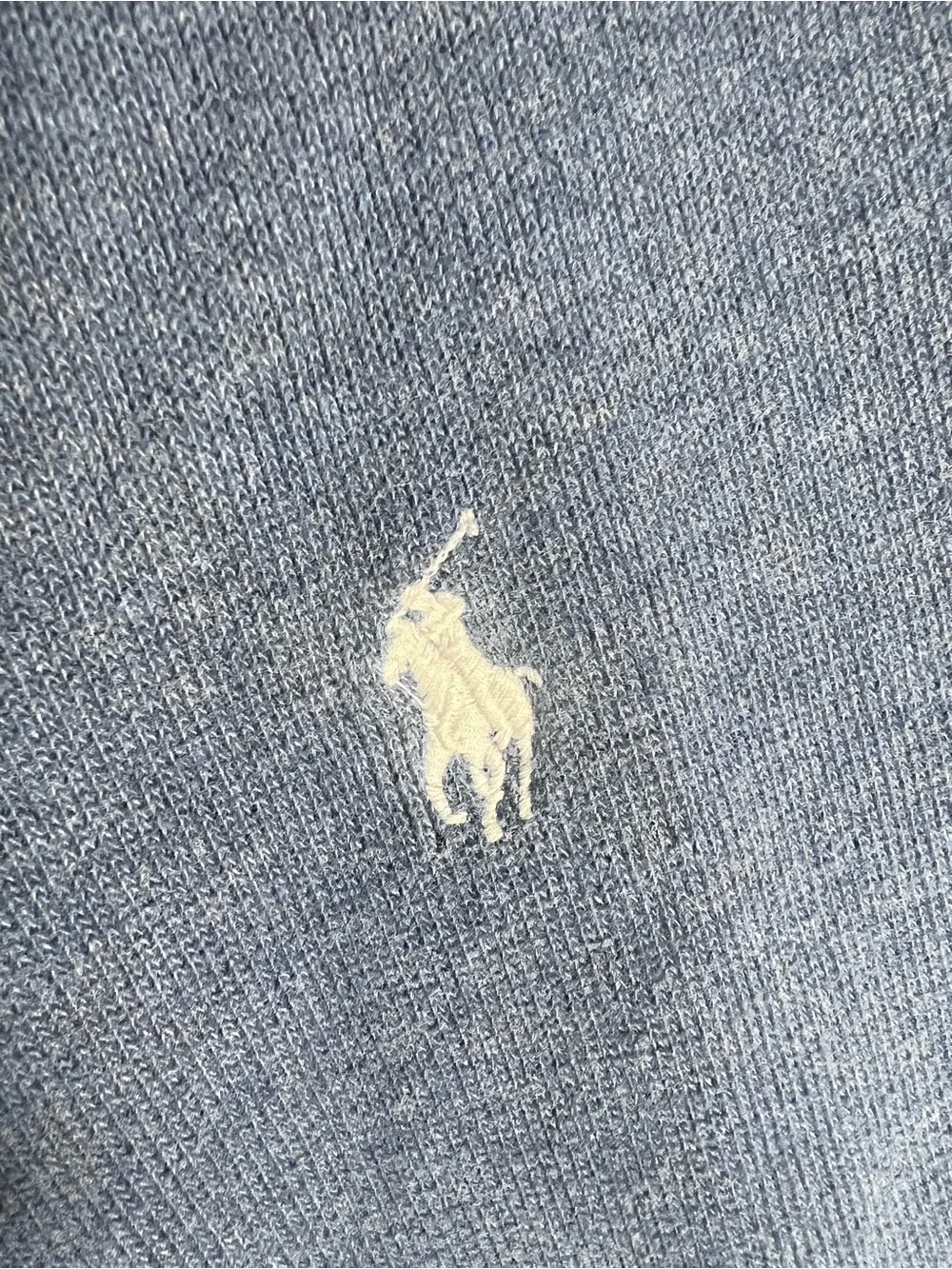 Polo by Ralph Lauren Blue Half-Zip Pullover with Pony Logo